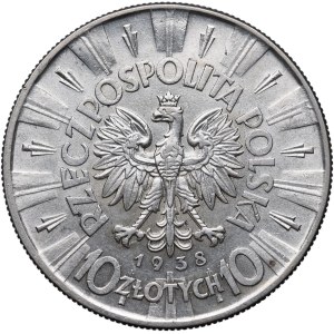 II RP, 10 złotych 1938 Józef Piłsudski