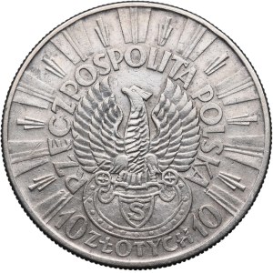 II RP, 10 złotych 1934 Józef Piłsudski - Orzeł Strzelecki