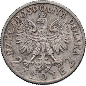 II RP, 2 złote 1932 Głowa Kobiety