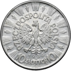 II RP, 10 złotych 1936 Józef Piłsudski