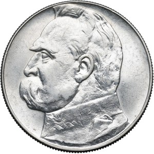 Second Polish Republic, 10 zlotych, 1939, Józef Piłsudski
