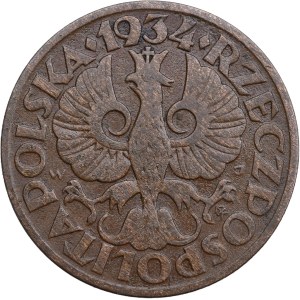 II RP, 2 grosze 1934, Warszawa
