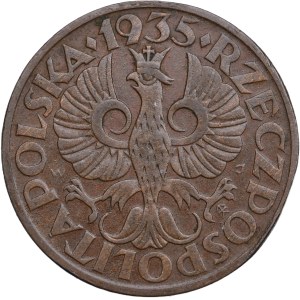Second Polish Republic, 2 grosze, 1935, Warsaw