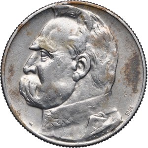 II RP, 5 złotych 1934 Józef Piłsudski - Orzeł Strzelecki