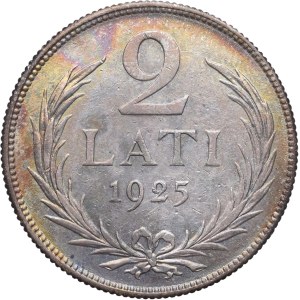 Łotwa, 2 lati (łatów) 1925