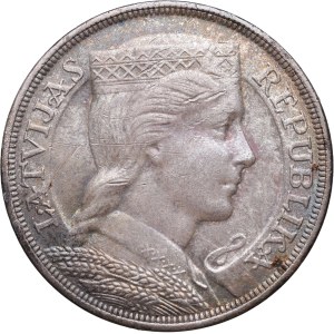 Łotwa, 5 lati (łatów) 1929 Londyn