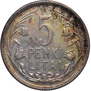 Litwa, 5 litu 1925 Kowno