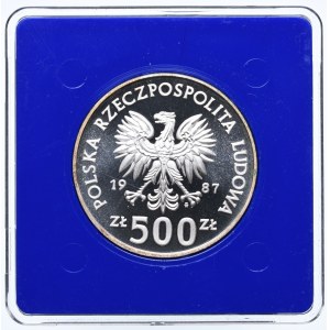 PRL, 500 złotych 1987 Kazimierz III Wielki