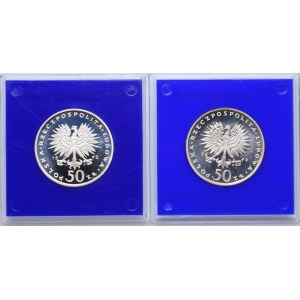 PRL, zestaw 50 złotych 1972, 1974 Fryderyk Chopin (2szt.)