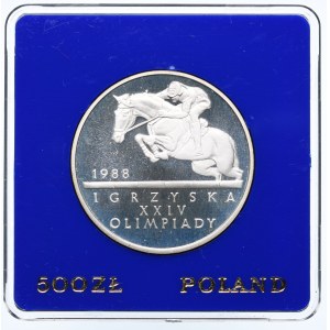 PRL, 500 złotych 1987 Igrzyska XXIV Olimpiady 1988