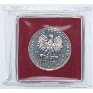 PRL, 1000 złotych 1982 Jan Paweł II, PRÓBA