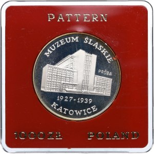 PRL, 1000 złotych 1987 Muzeum Śląskie Katowice, PRÓBA