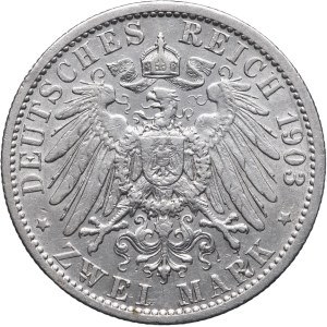 Niemcy, Prusy, Wilhelm II, 2 marki 1903 A, Berlin