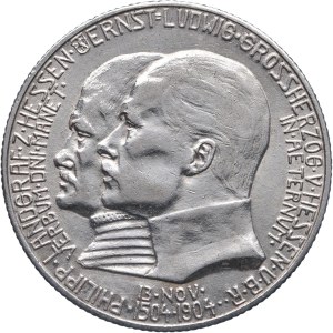 Niemcy, Hesja-Darmstadt, Ernest Ludwik, 2 marki 1904 Berlin
