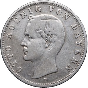 Niemcy, Bawaria, Otto, 2 marki 1905 D, Monachium