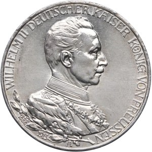 Niemcy, Prusy, Wilhelm II, 3 marki 1913 A, Berlin