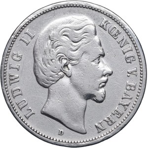 Niemcy, Bawaria, Ludwig II, 5 marek 1876 D, Monachium