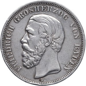 Niemcy, Badenia, Fryderyk I, 5 marek 1901 G, Karlsruhe