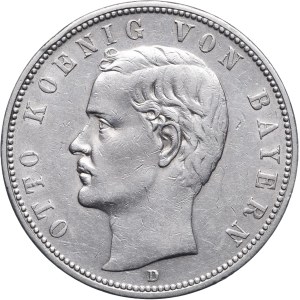 Niemcy, Bawaria, Otto, 5 marek 1904 D, Monachium