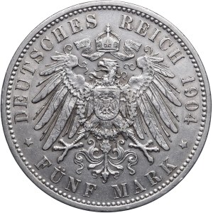 Niemcy, Bawaria, Otto, 5 marek 1904 D, Monachium