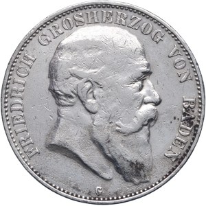 Niemcy, Badenia, Fryderyk I, 5 marek 1904 G, Karlsruhe