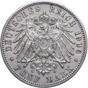 Niemcy, Badenia, Fryderyk I, 5 marek 1906 Karlsruhe