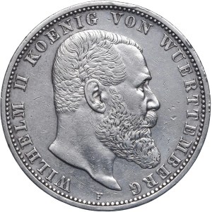 Niemcy, Witembergia, Wilhelm II, 5 marek 1907 F, Stuttgart