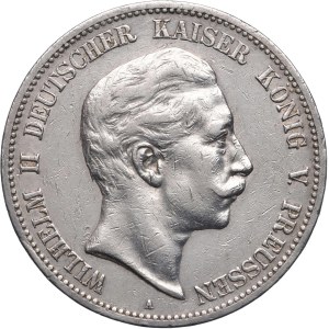 Niemcy, Prusy, Wilhelm II, 5 marek 1908 A, Berlin