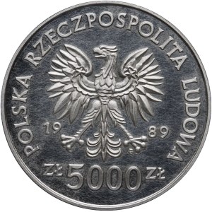 PRL, 5.000 złotych 1989 Westerplatte 1939