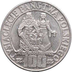 PRL, 100 złotych 1966, Mieszko i Dąbrówka