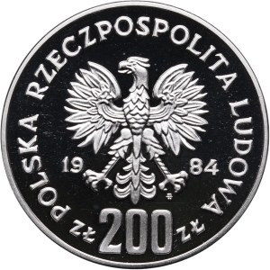 PRL, 200 złotych 1984 Sarajewo