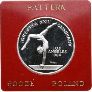PRL, 500 złotych 1983 Igrzyska XXIII Olimpiady Los Angeles 1984 PRÓBA