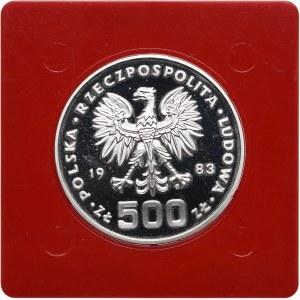 PRL, 500 złotych 1983 Igrzyska XXIII Olimpiady Los Angeles 1984 PRÓBA