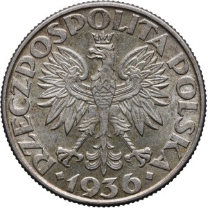 II RP, 2 złote 1936 Żaglowiec