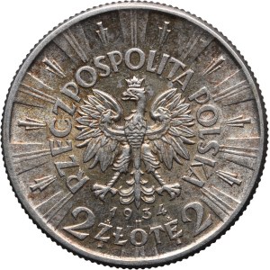 II RP, 2 złote 1934 Józef Piłsudski