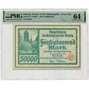 Gdańsk, 50.000 marek 1923