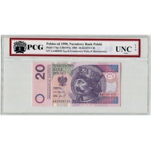 20 złotych 1994 - AA -