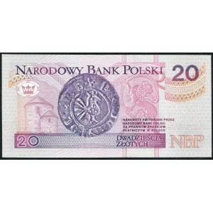 20 złotych 1994 - ZA - seria zastępcza