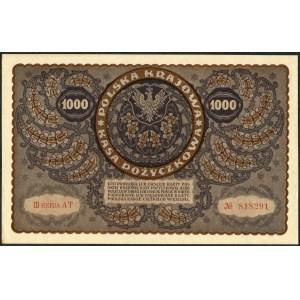 1.000 marek 1919 - III Serja AT -