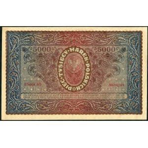5.000 marek 1920 - II Serja AJ -