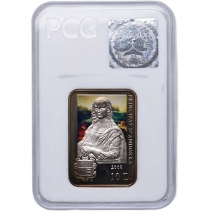 Andora, 10 dolarów 2008 Leonardo da Vinci, Warszawa