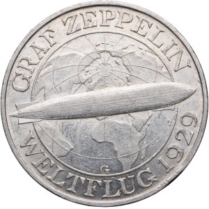 Niemcy, Republika Weimarska, 3 marki 1930 G, Karlsruhe