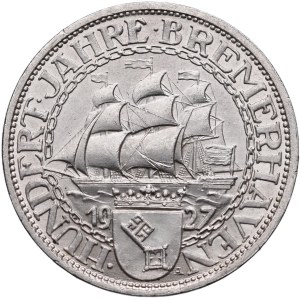 Niemcy, Republika Weimarska, 3 marki 1927 A, Berlin
