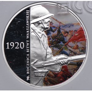 III RP, 20 złotych 2010, 90. rocznica Bitwy Warszawskiej
