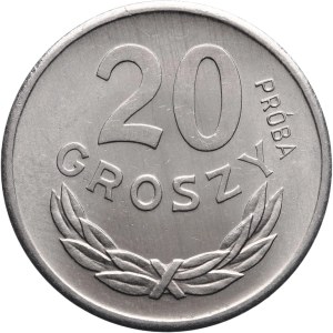 PRL, 20 groszy 1949, PRÓBA NIKIEL