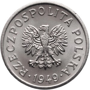 PRL, 20 groszy 1949, PRÓBA NIKIEL