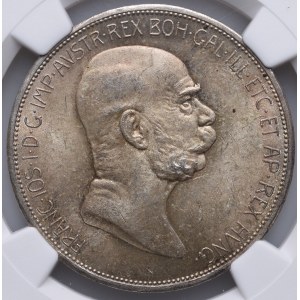 Austria, Franciszek Józef I, 5 koron 1909, Wiedeń