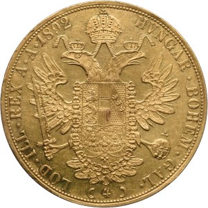 Austria, Franciszek Józef I, 4 dukaty 1892 Wiedeń