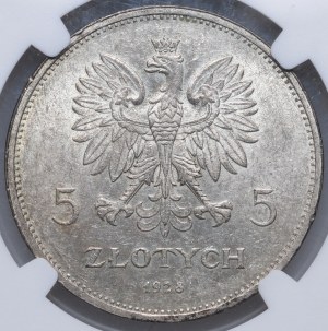 II RP, 5 złotych 1928 NIKE, Bruksela