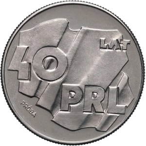 PRL, 100 złotych 1984, 40 LAT PRL, PRÓBA NIKIEL